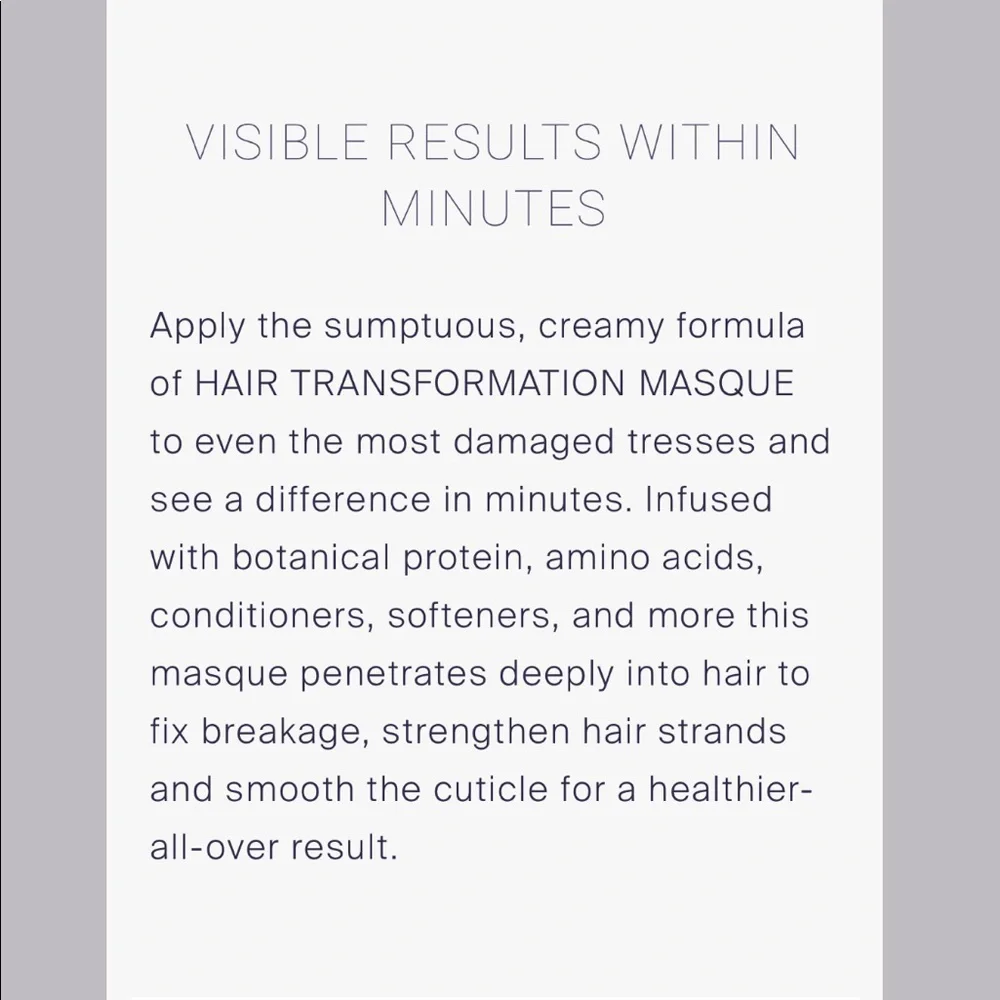 Monat Hair Transformation‎ Masque